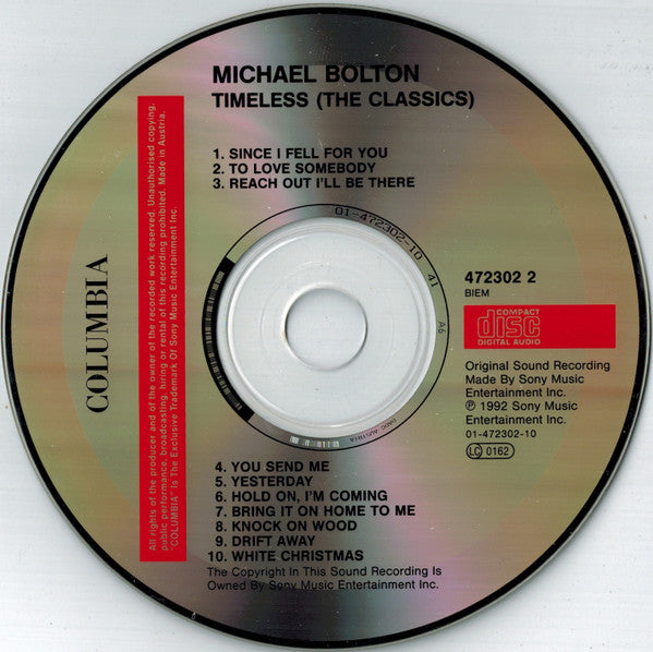 Michael Bolton : Timeless (The Classics) (CD, Album)