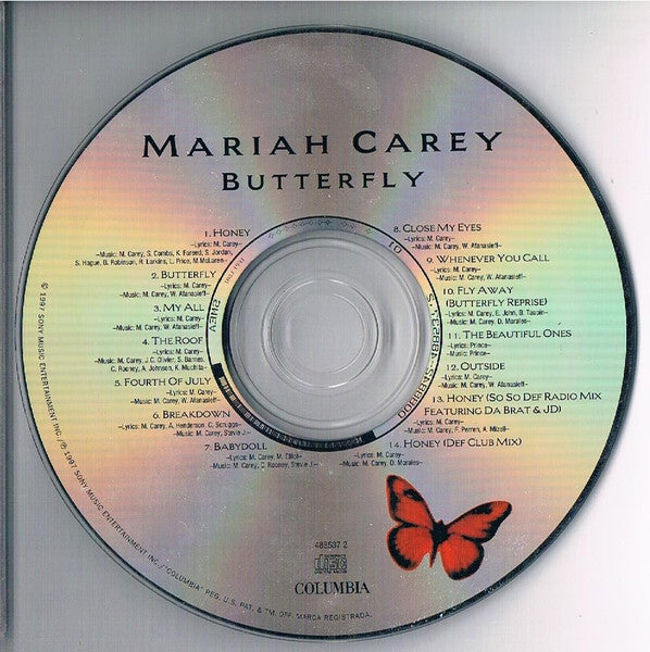 Mariah Carey : Butterfly (CD, Album)