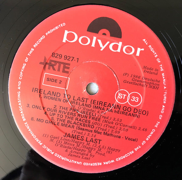 James Last : Ireland To Last - Eireann Go Deo (LP)
