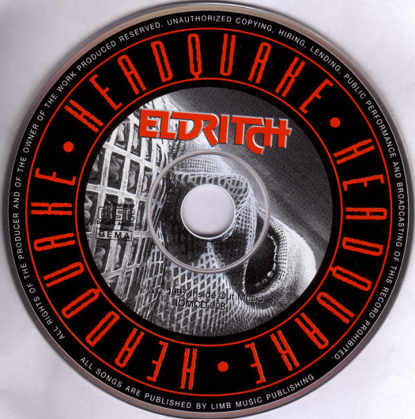 Eldritch : Headquake (CD, Album)