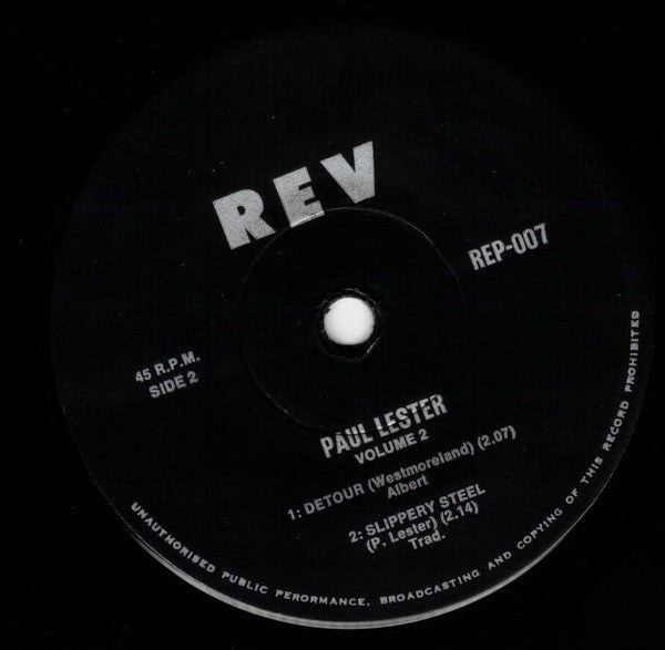 Paul Lester (2) : The Sounds Of Paul Lester (7", EP, Mono)