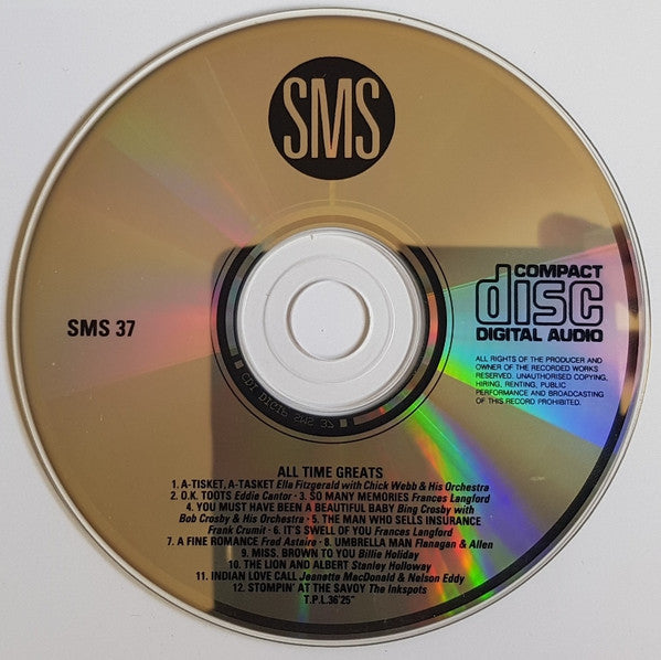 Various : All Time Greats (CD, Comp)