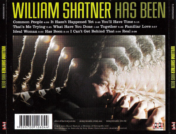 William Shatner : Has Been (CD, Album)