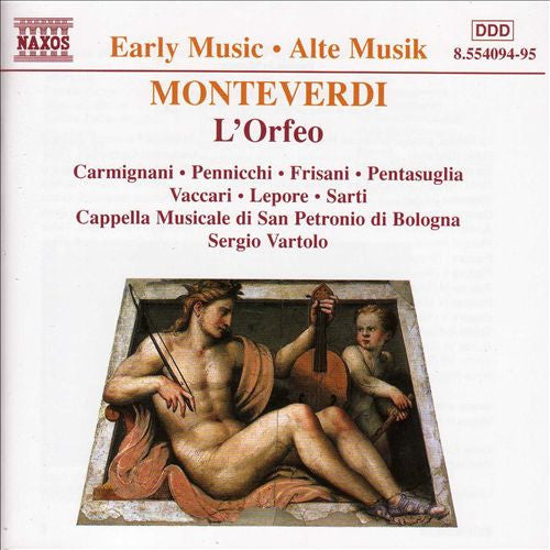 Claudio Monteverdi, Alessandro Carmignani, Marinella Pennicchi, Rosita Frisani, Giovanni Pentasuglia, Patrizia Vaccari, Carlo Lepore, Gastone Sarti, Capella Musicale Di San Petronio Di Bologna, Sergio Vartolo : L'Orfeo (2xCD, Album)