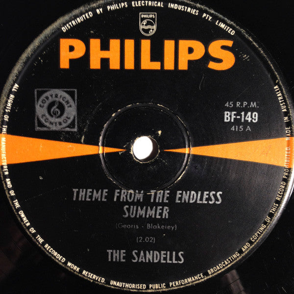 The Sandells* : Theme From The Endless Summer (7", Single)
