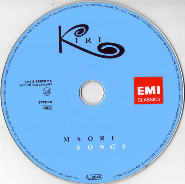 Kiri* : Maori Songs (CD, Album)