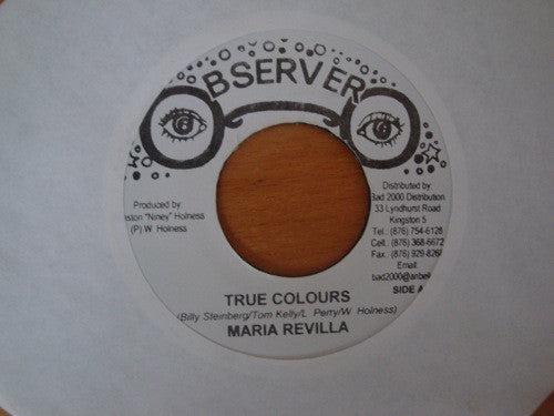 Maria Revilla / Upsetter* & The Observer* : True Colours / Version With Lotion (7")