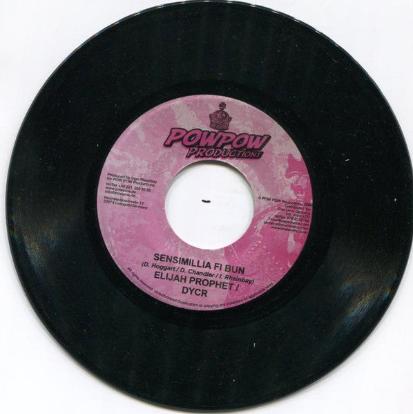 Utan Green // Elijah Prophet / DYCR : Tired Of The Killing / Sensimillia Fi Bun (7")