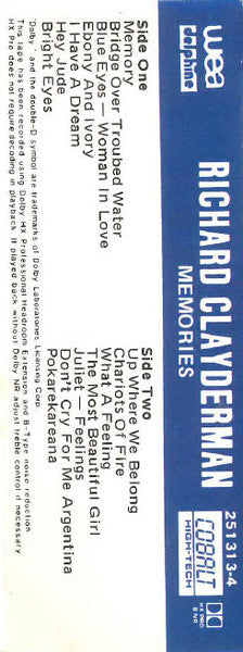 Richard Clayderman : Memories (Cass, Album)