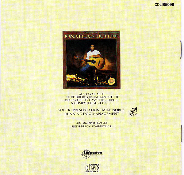 Jonathan Butler : Jonathan Butler (CD, Album)