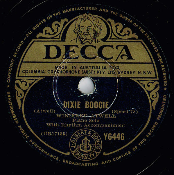 Winifred Atwell : Britannia Rag / Dixie Boogie (Shellac, 10")
