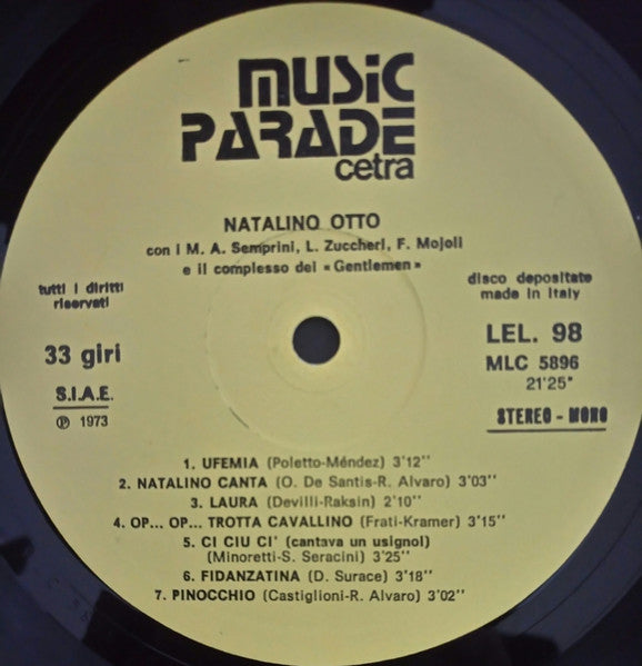 Natalino Otto : "L'Otto...Volante" Su E Giù Per Il Pentagramma Con Natalino Otto (LP, Comp, RP)