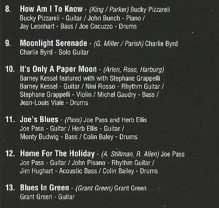 Various : Jazz Guitar Greats (CD, Comp)