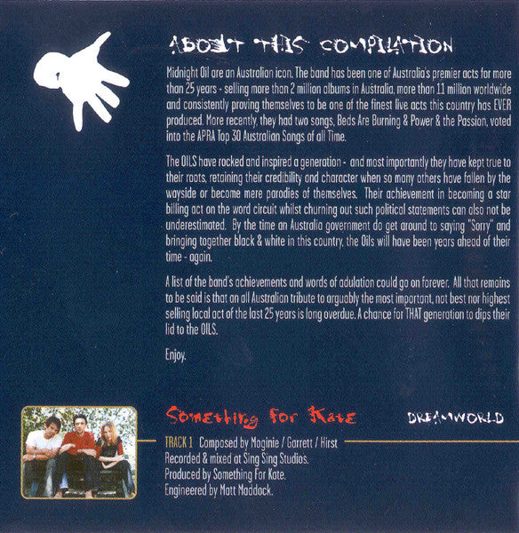 Various : The Power & The Passion ...A Tribute To Midnight Oil (CD, Album)