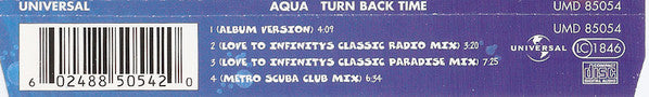 Aqua : Turn Back Time (CD, Single, Sli)