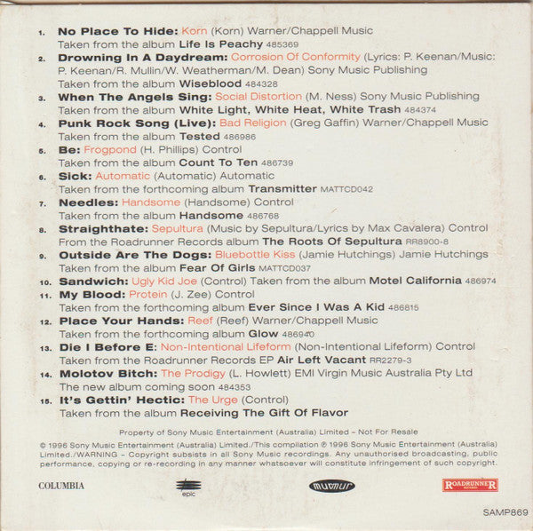 Various : Grunt (CD, Comp, Promo, Car)