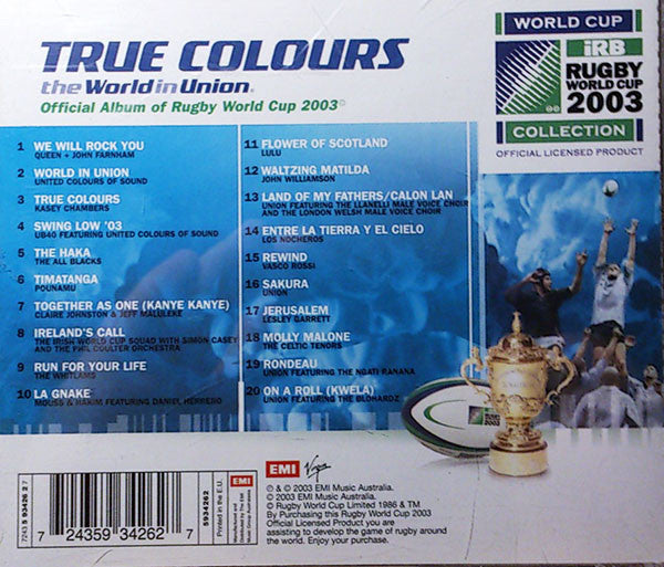 Various : True Colours: Official Album Of Rugby World Cup 2003 (CD, Comp)
