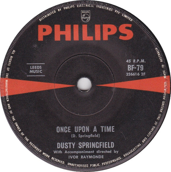 Dusty Springfield : I Only Want To Be With You (7", Single)