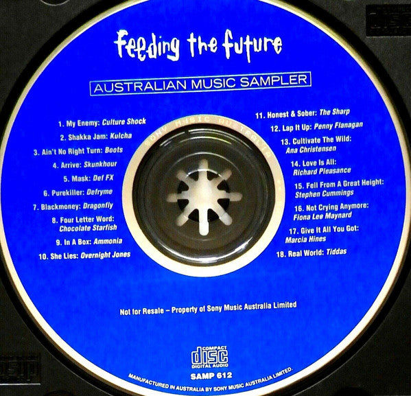 Various : Feeding The Future (Australian Music Sampler) (CD, Promo)