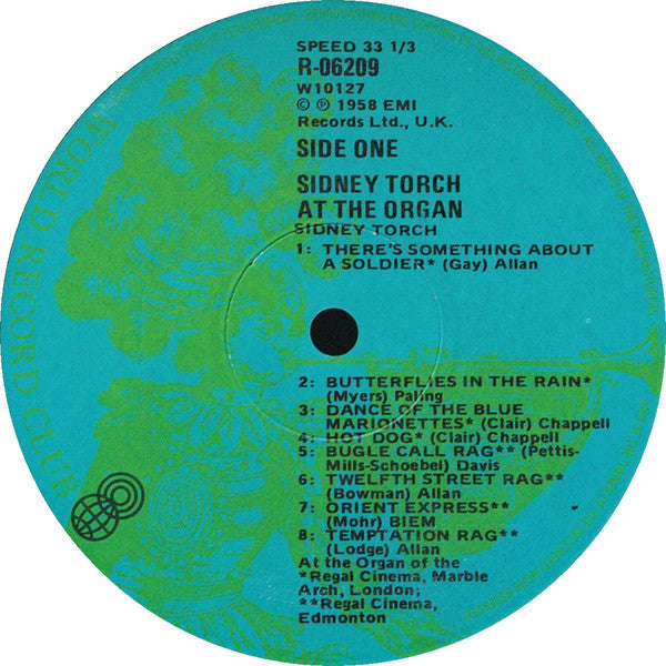 Sidney Torch : At The Organ (LP, Comp, Mono, Club)