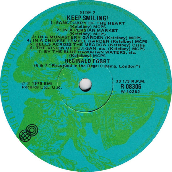 Reginald Foort : Keep Smiling (LP, Album, Club)