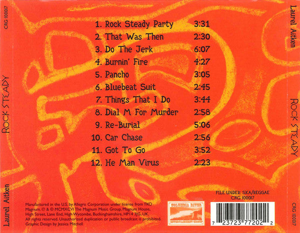 Laurel Aitken With The Potato Five* : Rocksteady Party (CD, Album)