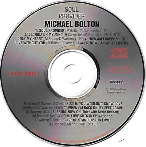 Michael Bolton : Soul Provider (CD, Album, RE)