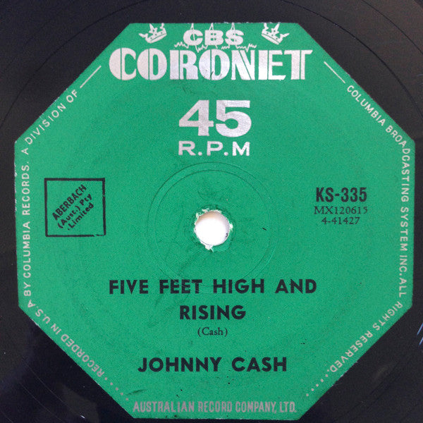 Johnny Cash : I Got Stripes (7", Single)