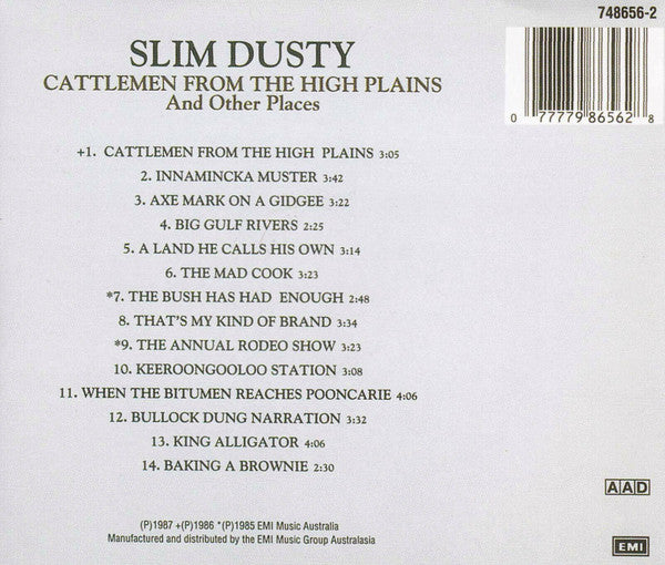Slim Dusty : Cattlemen From The High Plains And Other Places (CD, Album)