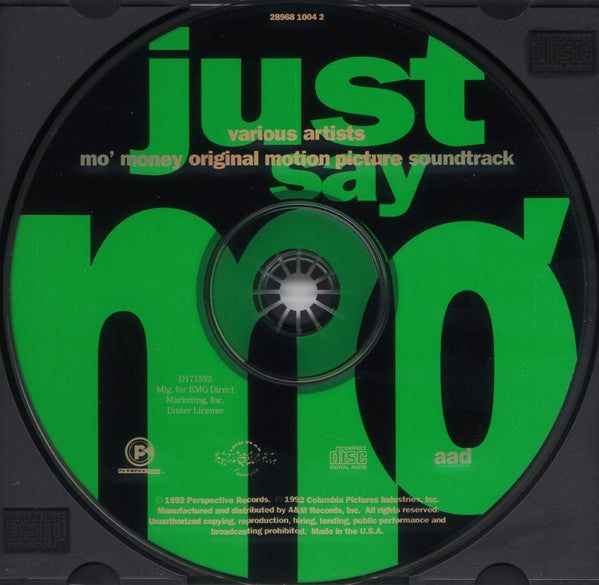 Various : Mo' Money (Original Motion Picture Soundtrack) (CD, Album, Club)