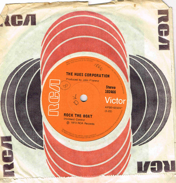 The Hues Corporation : Rock The Boat (7", Single)