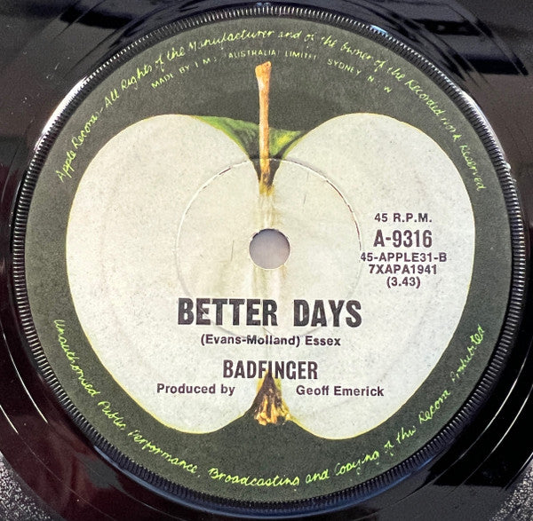 Badfinger : No Matter What (7", Single)