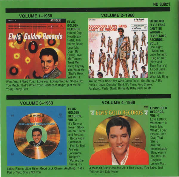Elvis Presley : Elvis' Gold Records, Vol.4 (CD, Comp)
