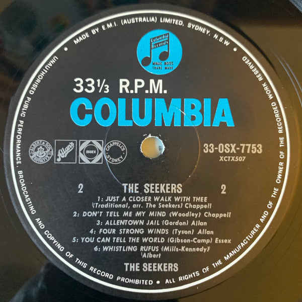 The Seekers : The Seekers (LP, Album, Mono)