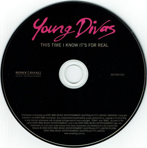 Young Divas : This Time I Know It's For Real (CD, Single)
