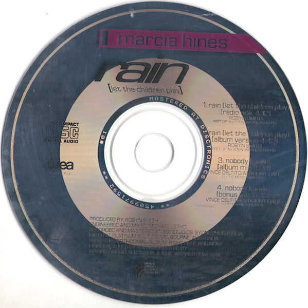 Marcia Hines : Rain (Let The Children Play) (CD, Single)