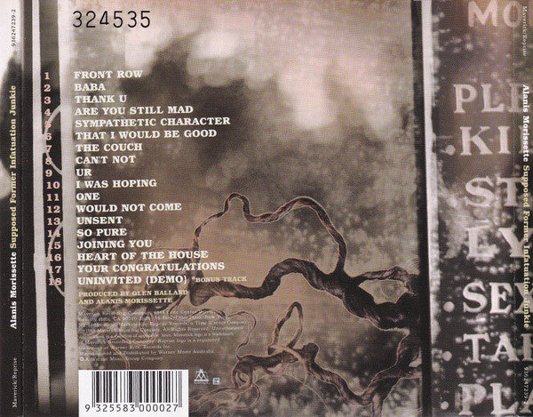 Alanis Morissette : Supposed Former Infatuation Junkie (CD, Album, Num)