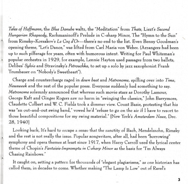 Various : Beethoven Wrote It... But It Swings! (CD, Comp)