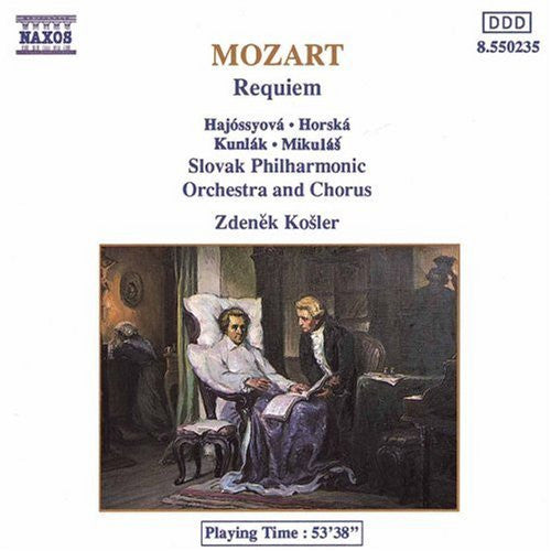Wolfgang Amadeus Mozart - Magdaléna Hajóssyová, Jaroslava Horská, Jozef Kundlák, Peter Mikuláš, Slovak Philharmonic Orchestra, Slovak Philharmonic Chorus, Zdeněk Košler : Requiem (CD, Album)