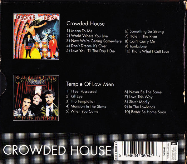 Crowded House : Crowded House / Temple Of Low Men (CD, Album, RE + CD, Album, RE + Box, Comp, Ltd)