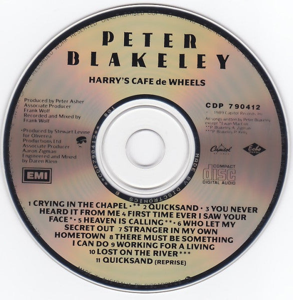 Peter Blakeley : Harry's Cafe De Wheels (CD, Album)