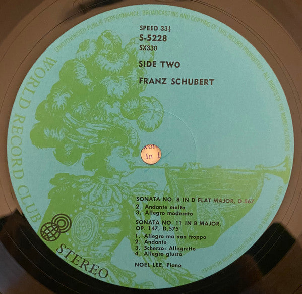 Franz Schubert : Piano Music / Vol. 5 (LP, Album, Club)