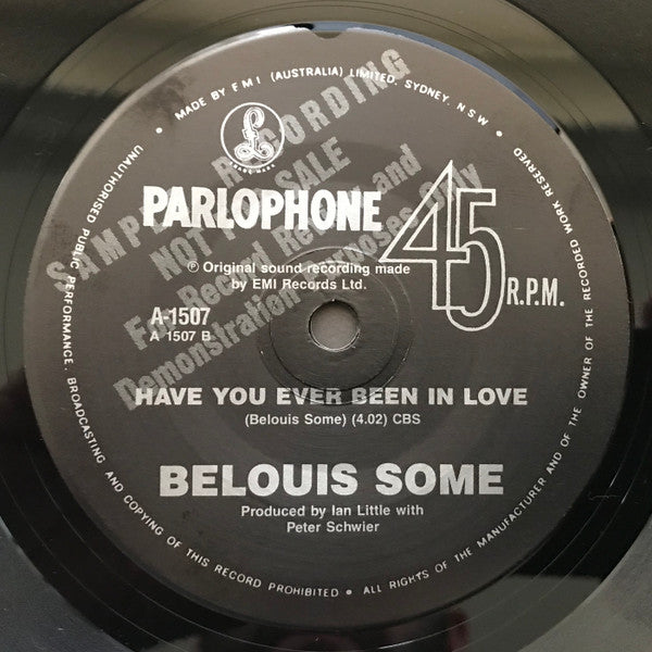 Belouis Some : Imagination (7", Single, Promo)