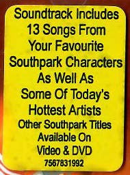 Various : South Park: Bigger, Longer & Uncut (Music From And Inspired By The Motion Picture) (CD, Album)