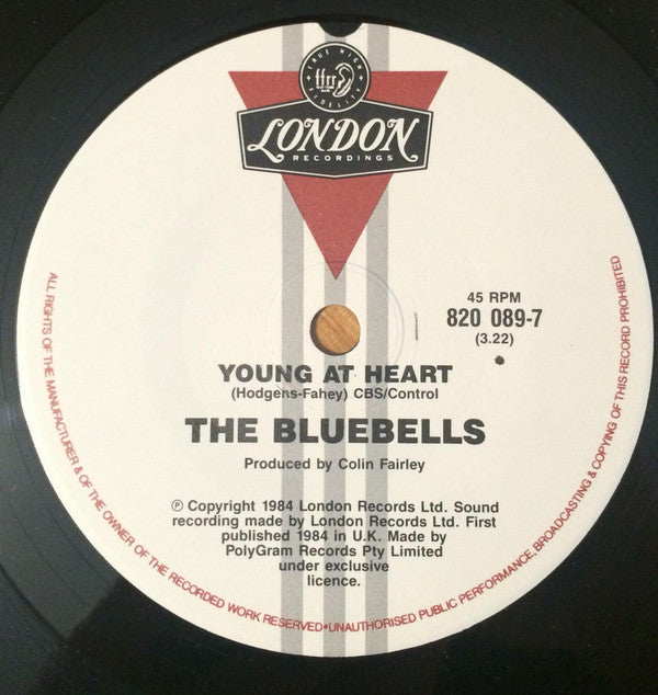 The Bluebells : Young At Heart (7", Single)