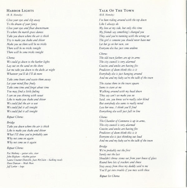 Bruce Hornsby : Harbor Lights (CD, Album)