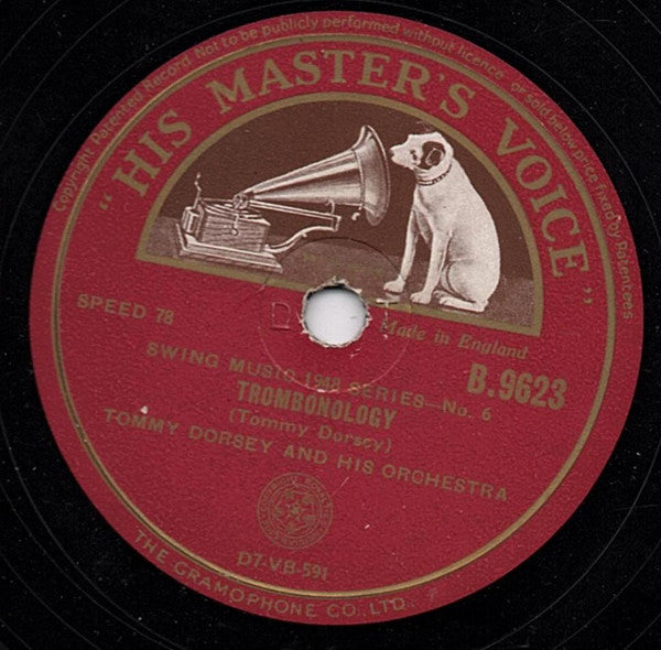 Tommy Dorsey And His Orchestra : Well, Git It! / Trombonology (Shellac, 10")