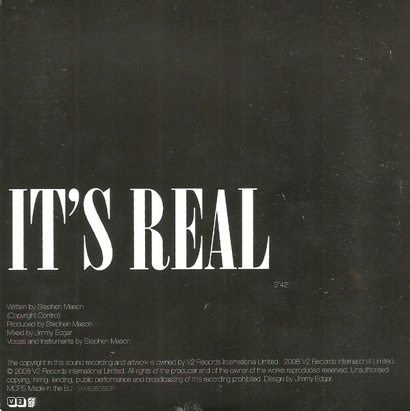 Black Affair : It's Real (CD, Single, Promo)