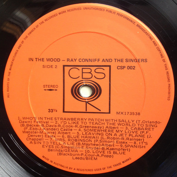 Ray Conniff And The Singers : In The Mood (LP, Comp)