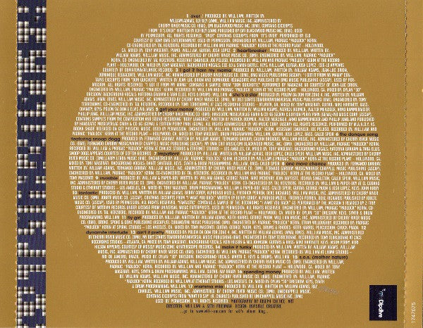 Will.I.Am* : Songs About Girls (CD, Album)